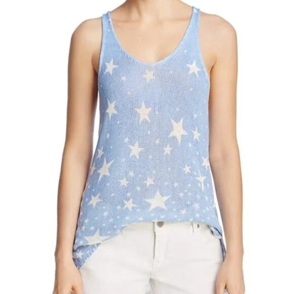 Show Me Your Mumu Catch a Falling Star Blue Tank Top - Picture 1 of 5